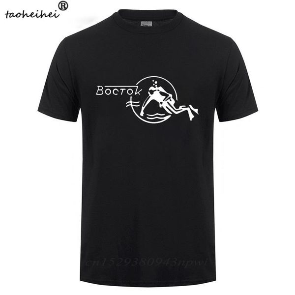 

men's t-shirts vostok scuba dude customized t shirt funny birthday gift for men plus size summer fashion short sleeve o neck cotton t-s, White;black