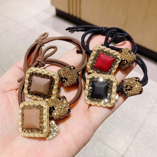 

hair accessories shiny crystal flower elastic bands korea rubber band star ball gum for ties scrunchies