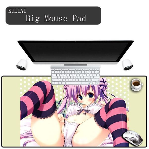 

mouse pads & wrist rests xgz girl large gaming mat pad gamer pc keyboard desk player edge control rubber 80x40 cm