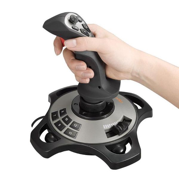 

game controllers & joysticks pxn-2113 flight simulator flying controller joystick pc controle gamepad apply to pc/windows