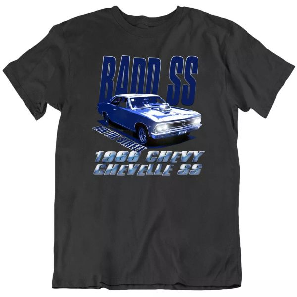 

1964 chevelle muscle car fan t shirt, White;black