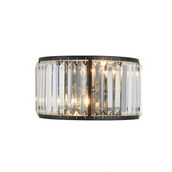 

wall lamp modern crystal e14 led gold/black european loft parlor decoration light for bedside restaurant aisle sconce