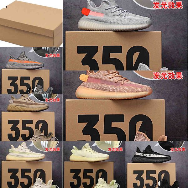 

2021 new fashion boost shoes 350 v2 sneakers women men 35-45 running static 3MDSI6, Package box
