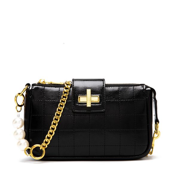 

handbag live korean designer square rhombic chain bag oblique span mini small simple shopping mobile, Black;red