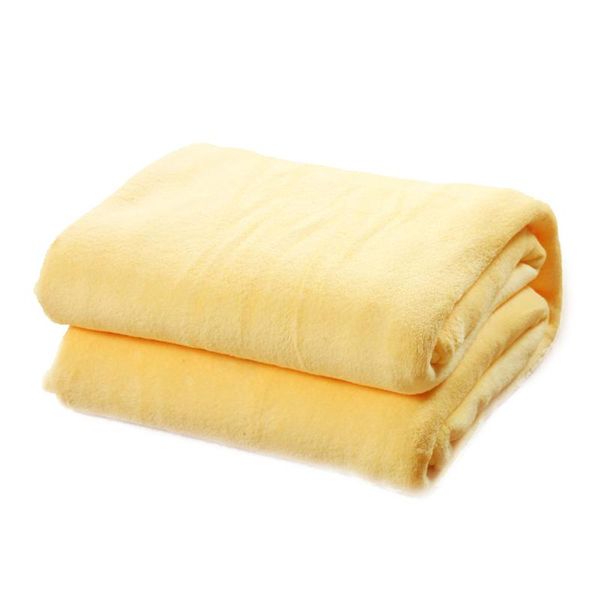 

storage bags pure color flannel fleece blanket couch bed sheet(rose red)