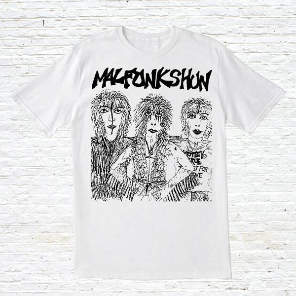 

malfunkshun t-shirt (mother love bone / green river), White;black