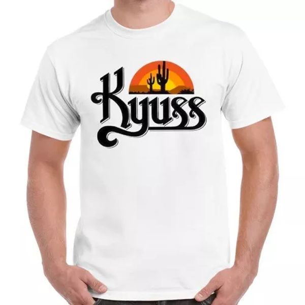 

kyuss rock metal sons of stoner hard retro t shirt 52, White;black