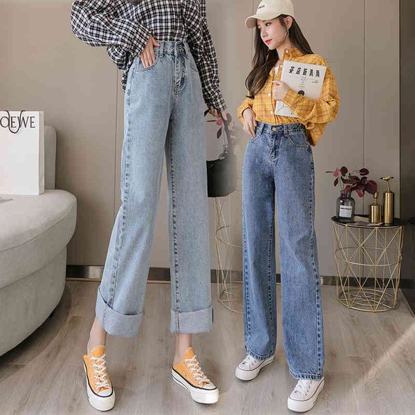

loose, straight-legged pants, women's brim pants are thin and scrubbing pants., Blue