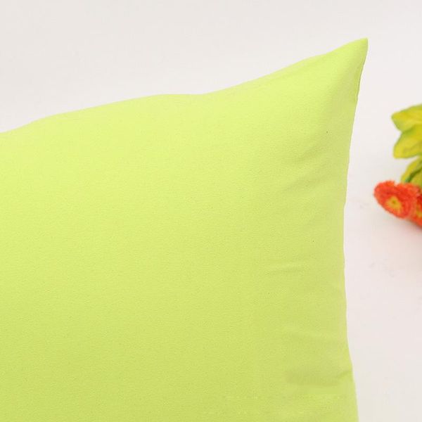 

plain solid colors bed waist cushion cover home decor sofa car throw pillow case aug889