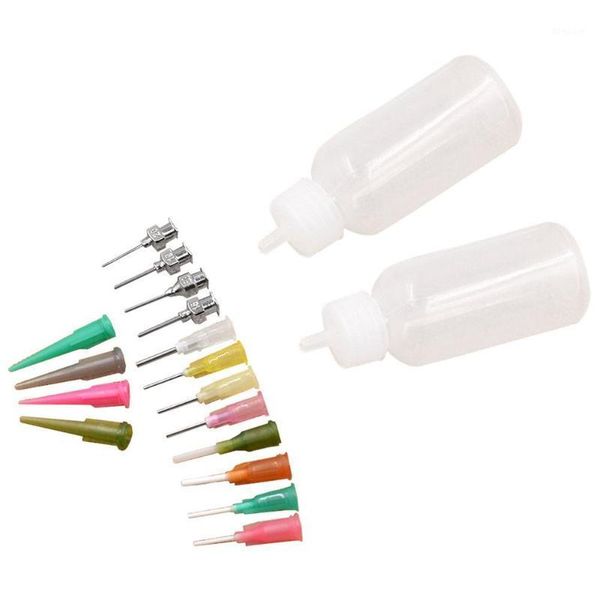 

16pc/set henna kit applicator nozzles bottles paste tattoo body art drawing tool1
