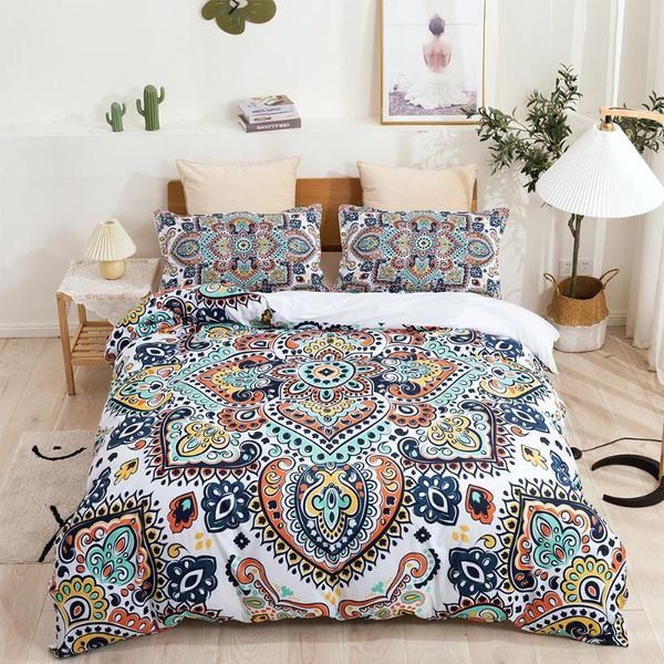 

bedding sets bohemian style 3d printing three-piece h-selling