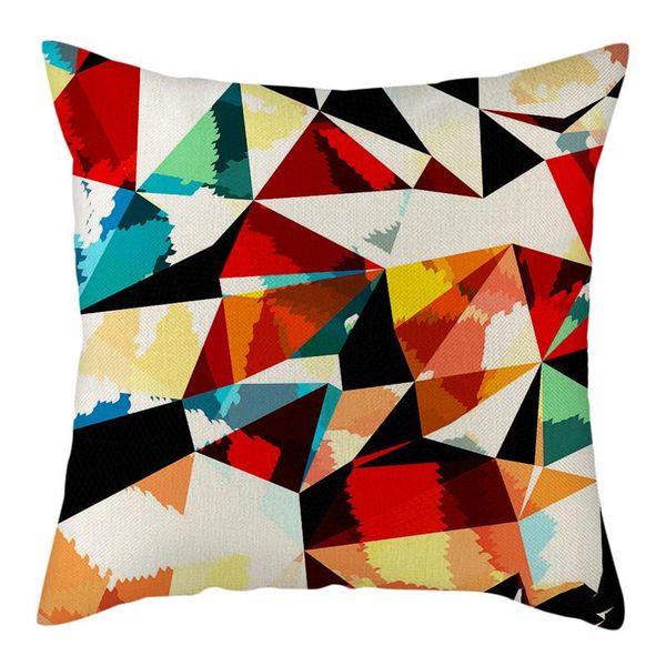

cushion/decorative pillow nanacoba linen geometric pattern cover yellow heart printed cushion covers home housse decor coussin throw pillowc