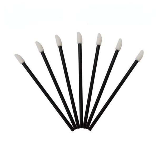 

makeup brushes 200 pcs disposable hollow lip brush lipstick portable gloss wands applicator eye shadow enamel beauty tool