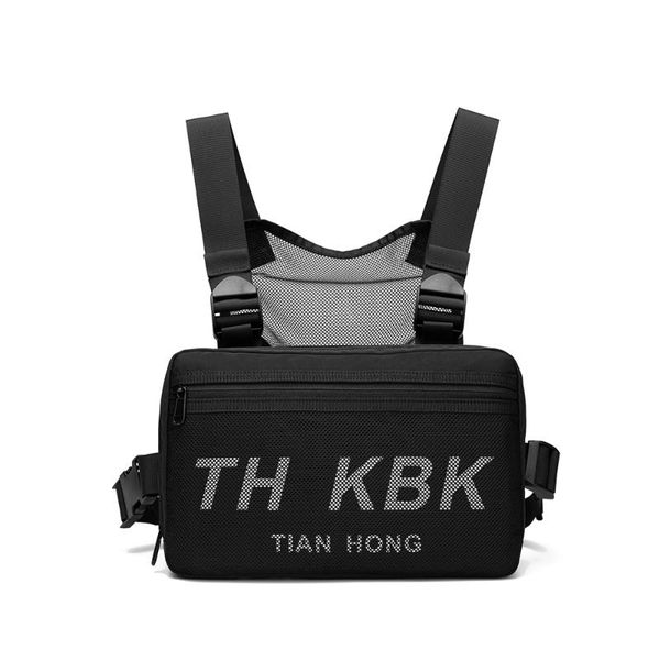 

backpack jierotyx chest rig hip hop streetwear bag vest for shoulder military tactical travel waist bags packs