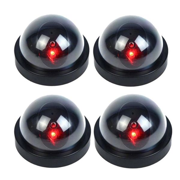 

cameras eastvita 4pc/lot fake dummy camera dome red led light security home video surveillance indoor