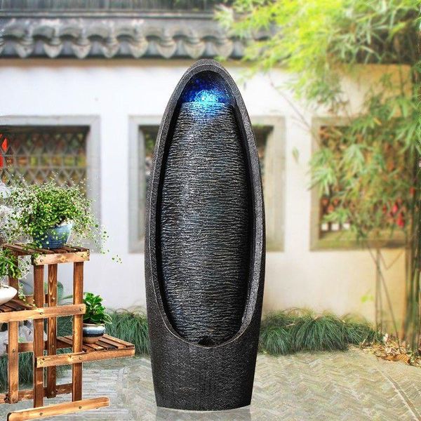 

furniture accessories rockery running water fountain fishpond home geomantic wheel decoration for money recruitment and humidifier office gi