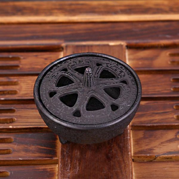 

fragrance lamps portable home decoration bowl shape office deskornament ash catcher gift durable incense burner cast iron indoor classic