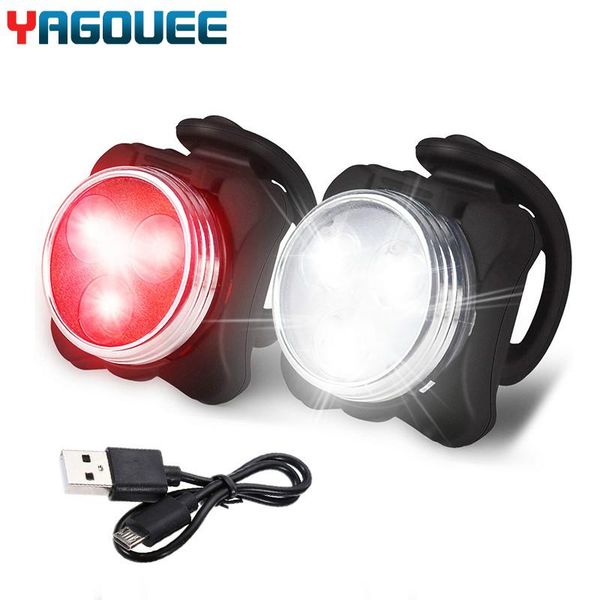 

bike lights rechargeable bicycle taillight led light 4 mode usb 10000 hours mountain accessories for velofonar