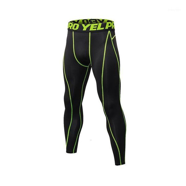 

men's men compression pants leggings gym fitness quick dry stretch tights breathable bodybuilding sweatpants workout trousers leggins1, Black
