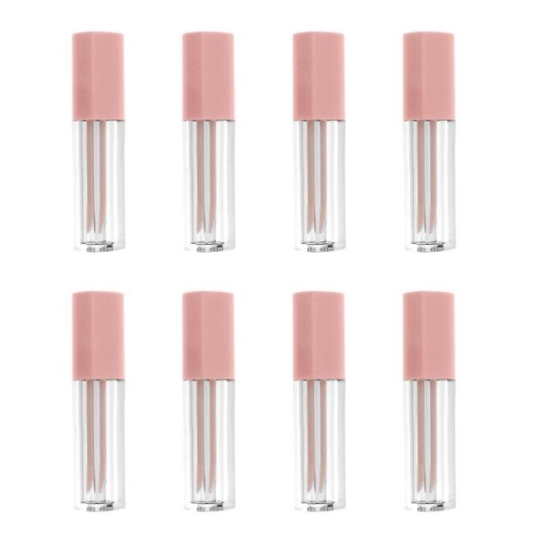 

storage bottles & jars 8 pcs 1 set 5 heart-shaped lotion tubes lip gloss bottle