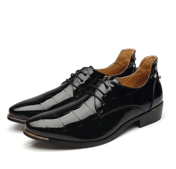 Mode Schwarz Rot Herren Schuhe Echtes Leder Oxford Luxus Kleid Schuh Slip auf Hochzeit boot Große Größe 37-48
