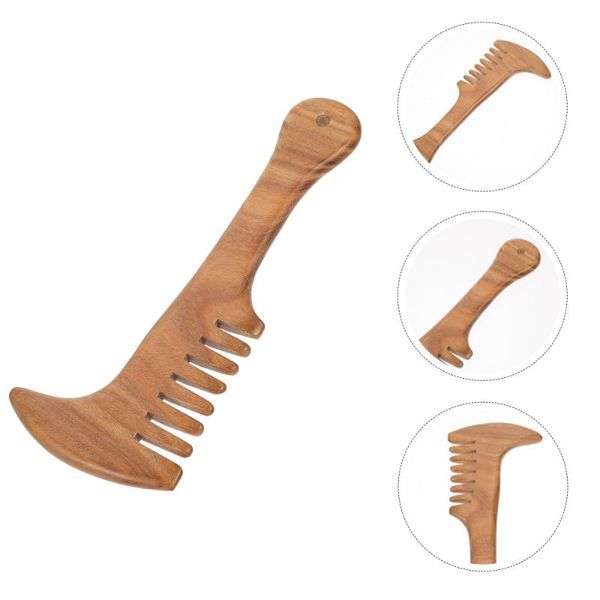 

hair brushes 1pc comb meridian acupuncture and knocking back, Silver