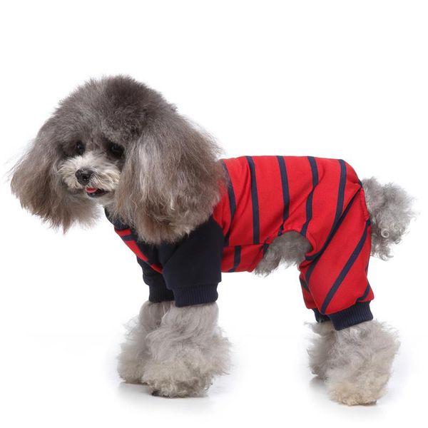 

pet dog clothing jumpsuit anti-cold home service teddy bear xiong bomei schnauzer vip small clothes four-leg sweater apparel