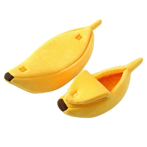 

cat beds & furniture banana peel house cute bed mat soft plush padding cushion for cats kittens ksi999