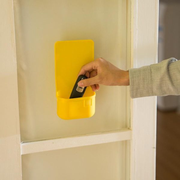 

hanging baskets silicone storage bag drain organizer wall self adhesive for bathroom kitchen kitchenware aia99