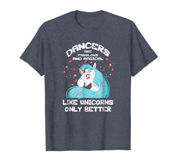 

like unicorns only better - dancer t shirt, White;black