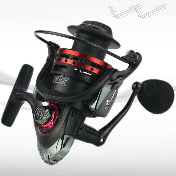 

baitcasting reels saltwater xm1000-7000 metal spinning fishing reel 13+1bb wheel tool machine ocean beach