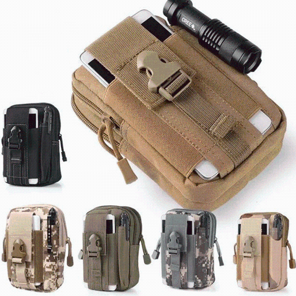 

tactical pouch hunting bags belt waist phone high capacity colorful multifunctional bag light outdoor portable for