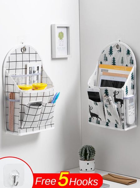 

storage boxes & bins cloth art receptor for hanging bag students dormitory artifact wall door shelving small