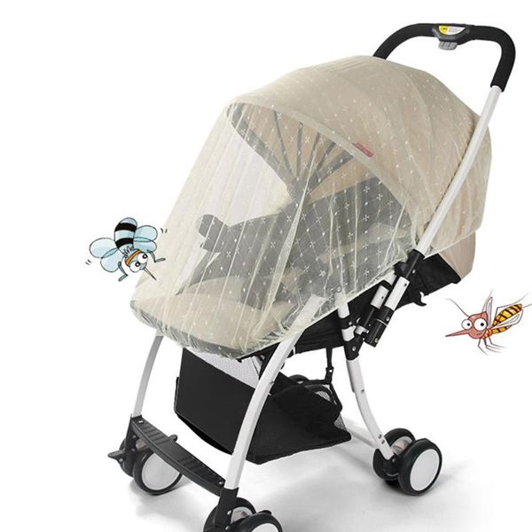 

infants baby stroller mosquito net safe mesh buggy crib netting cart pushchair full cover parts & accessories