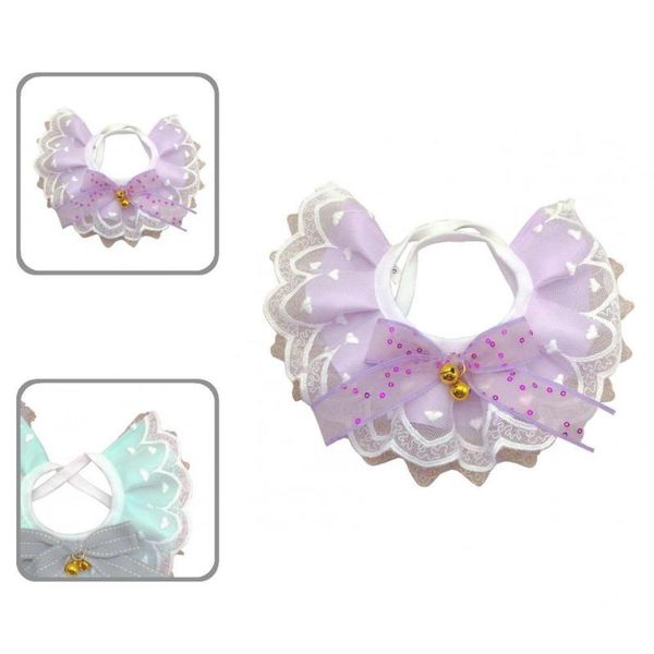 

cat collars & leads fashion stylish dog lace collar scarf accessories bib bow-tie design for year