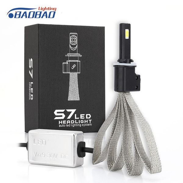 

car headlights 2021 led light s7 headlight h7 h11 9006 9005 h4 auto