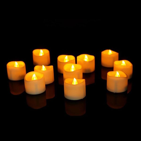 

led candle flickering flame tealight flameless electric tea light for gift candles