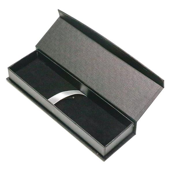 

gift wrap 100pcs/lot red blue black office pen display packaging boxes blank jewelry box packing paper case
