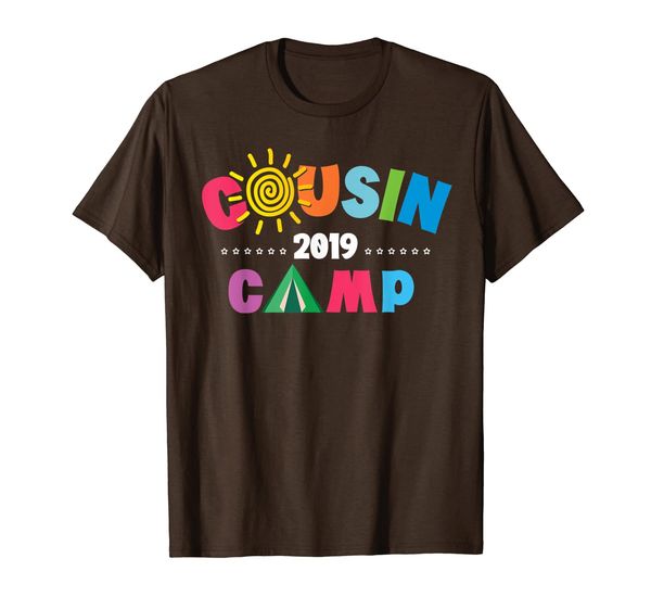 

cousin camp 2019 family summer reunion t-shirt, White;black