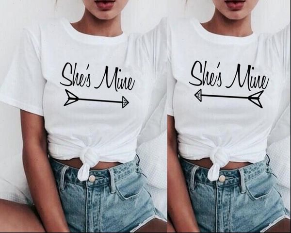 

lgbt lesbian pride rainbow women t shirts gay love harajuku ullzang 90s graphic korean fashion tees female, White