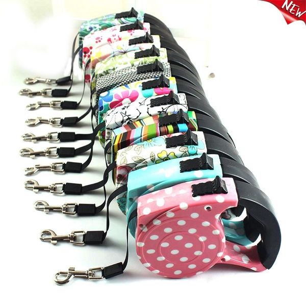 

colorful retractable dog leash extending puppy walking leads pet running leashes hands y great for collars &