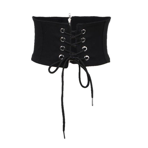 

belts womens elastic wide waist belt stretch waspie corset band, Black;brown