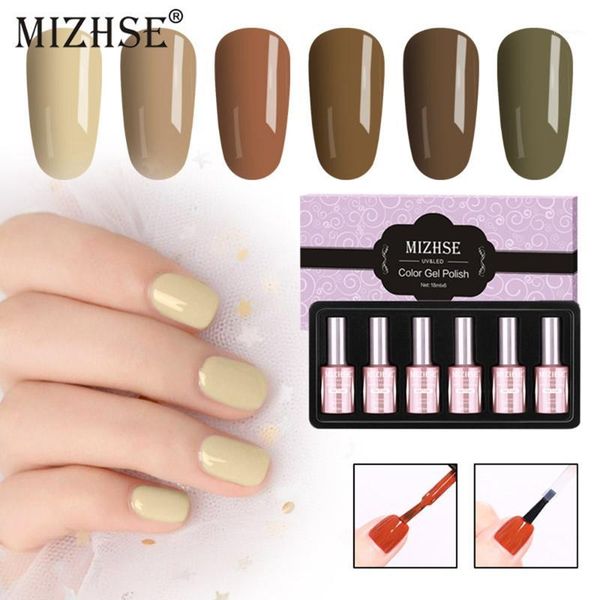 

nails gel polish set 6pcs/lot for manicure gellak semi permanent hybrid nail art lak varnishes uv led polish1, Red;pink