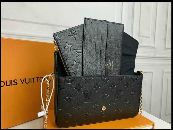 

classic new 2021 handbag bag women leather handbags womens shoulder crossbody vintage clutch tote messenger bag with boxlvlouis&