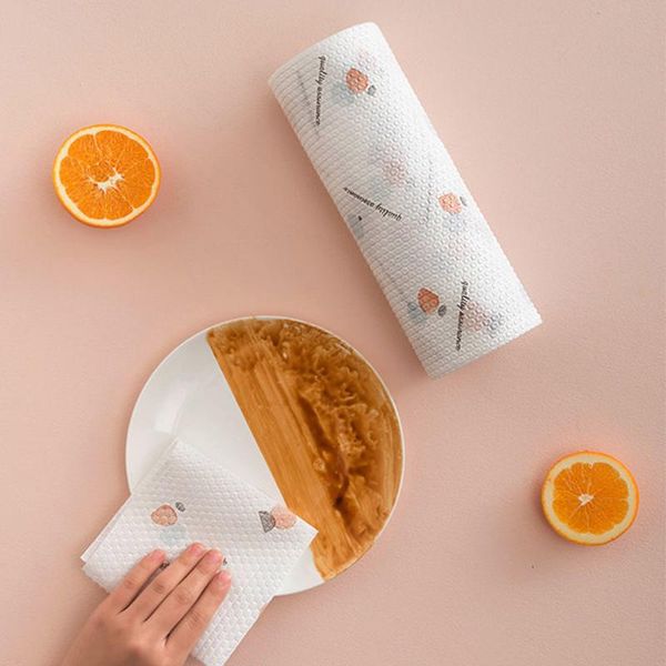 

disposable kitchen rag oil-dishcloth cleaning-paper