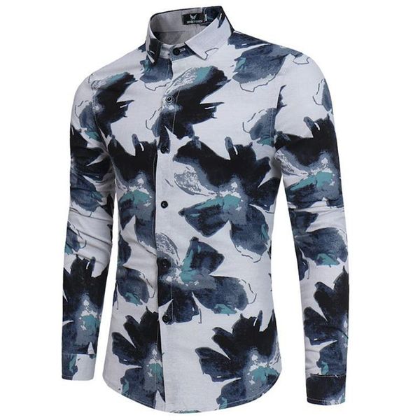 

summer shirts men's fashion vintage shirt long sleeved casual vacation hawaii ethnic style streetwear camisa, White;black