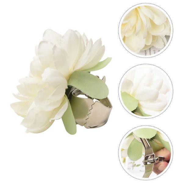 

curtain & drapes 2pcs simple style straps flower shaped tieback for home