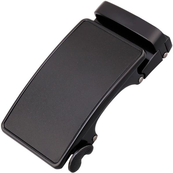 

belts men's belt head, buckle, leisure 3.5cm male automatic buckle black chrome luxury designer ly236-0027, Black;brown