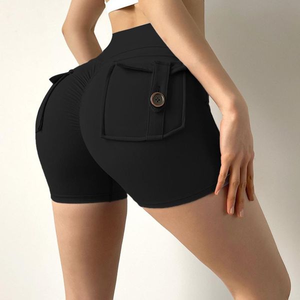 

yoga outfit vital seamless women gym shorts high waist lifting push up sports leggings phone pocket running fitness #yj
