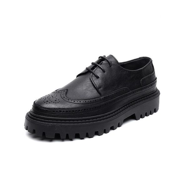 

bullock men classic business formal shoes oxford dress lace-up for, Black